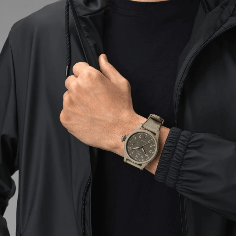 IWC,Big Pilot 46.20mm,46.20mm,Titanium,Ceramic,Grey,Automatic,Date,Power Reserve Indicator,IW506003