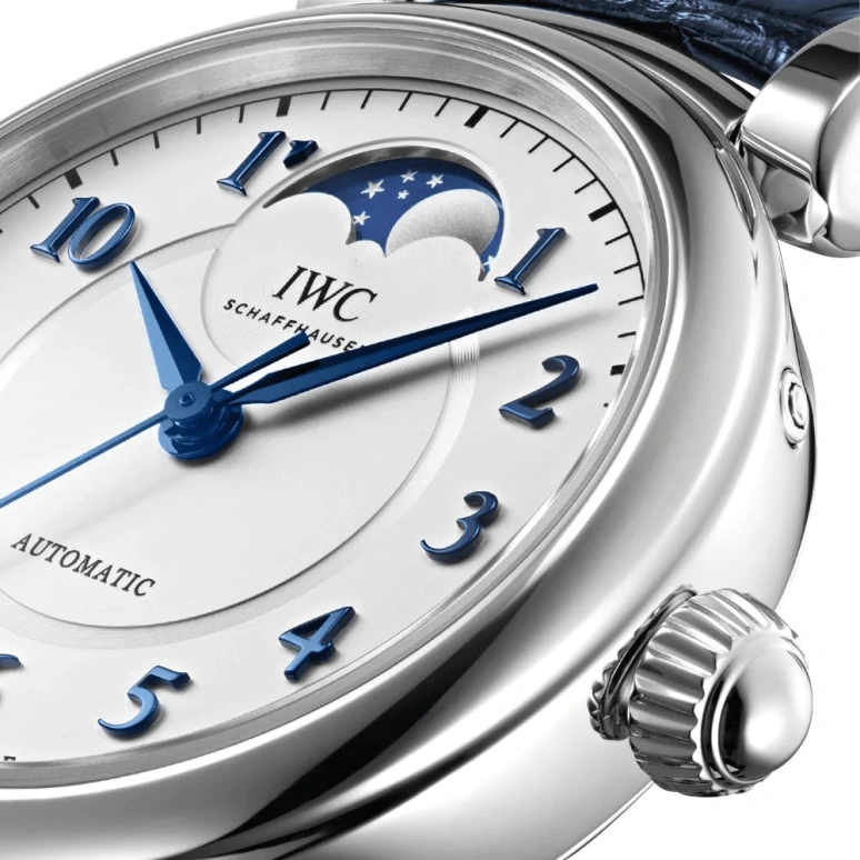 IWC,Da Vinci 36mm,36mm,Stainless Steel,Silver,Automatic,Moonphase,42hours,IW459306