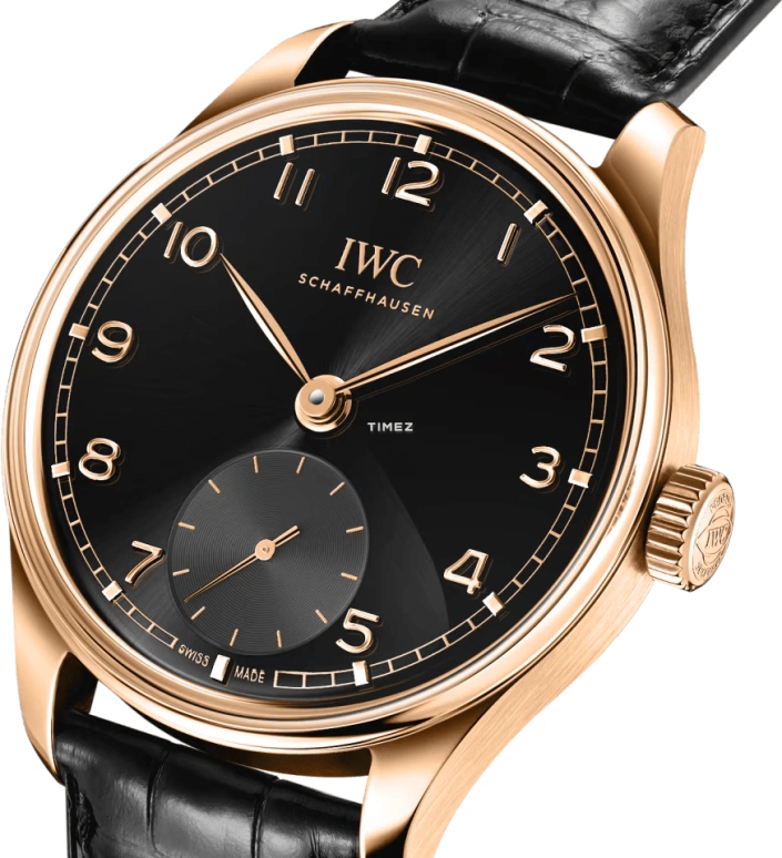 IWC,Portugieser 40.40mm,40.40mm,Red Gold,Black,Automatic,60hours,In-house Caliber,IW358401