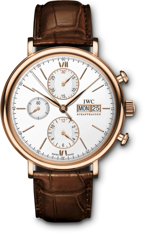 IWC,Portofino 42mm,42mm,Red Gold,Grey,Automatic,Chronograph,Date,Day,IW391025