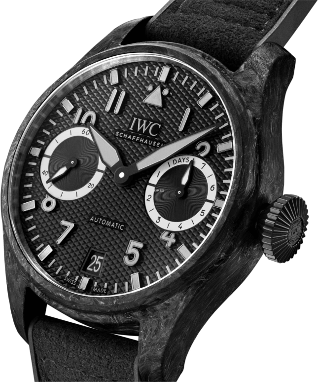 IWC,Big Pilot 46.50mm,46.50mm,Ceramic,Composite,Black,Automatic,Day,Power Reserve Indicator,IW506201