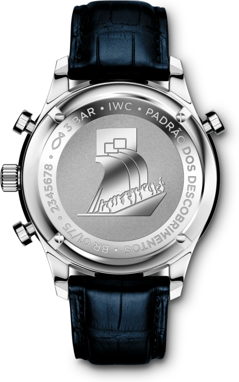 IWC,Portugieser 40.90mm,40.90mm,Stainless Steel,Silver,Handwound,Chronograph,Rattrapante,IW371219
