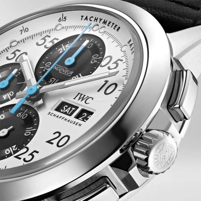 IWC,Ingenieur 44mm,44mm,Titanium,Black,Automatic,Chronograph,Date,Day,Anti-magnetic,48hours,In-house Caliber,IW381201