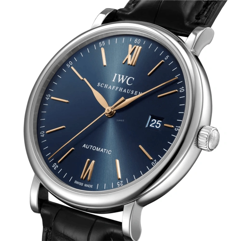 IWC,Portofino 40mm,40mm,Stainless Steel,Blue,Automatic,Date,Anti-magnetic,IW356523