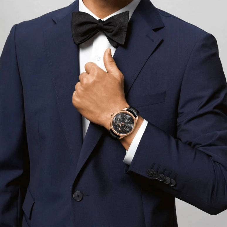 IWC,Portugieser 44.20mm,44.20mm,Red Gold,Grey,Automatic,Moonphase,Perpetual Calendar,Month,Date,168hours,In-house Caliber,IW503404