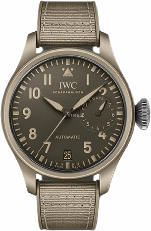 IWC,Big Pilot 46.20mm,46.20mm,Titanium,Ceramic,Grey,Automatic,Date,Power Reserve Indicator,IW506003