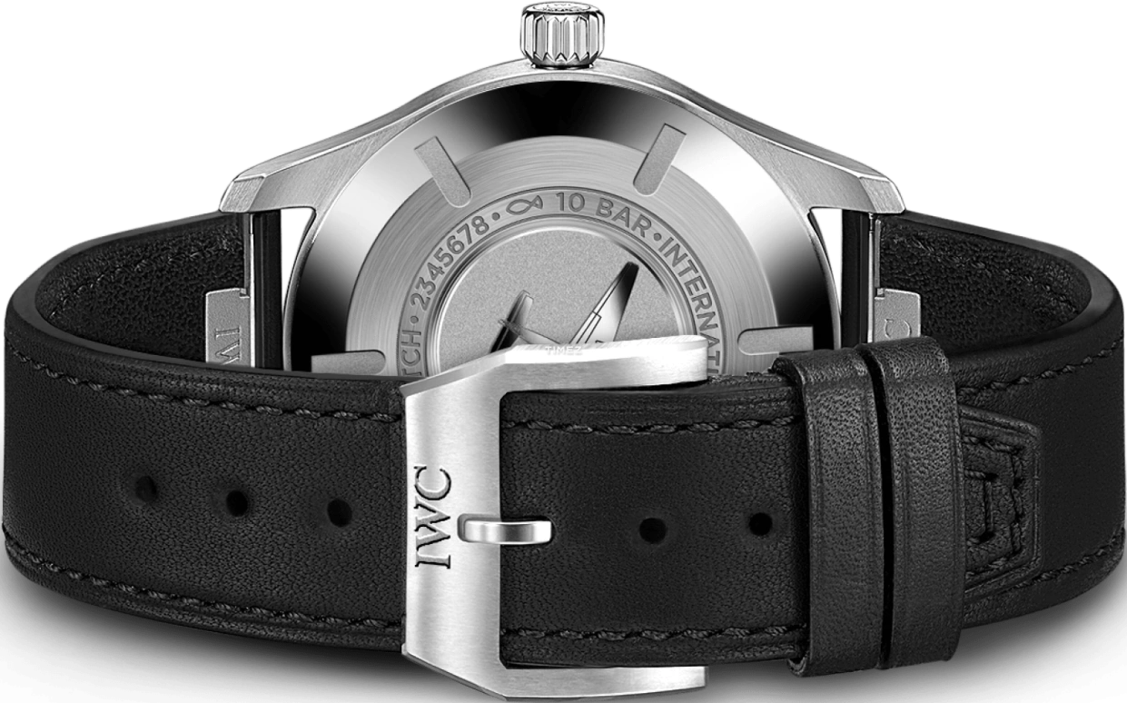 IWC,Pilot 40mm,40mm,Stainless Steel,White,Automatic,Day,120hours,IW328207