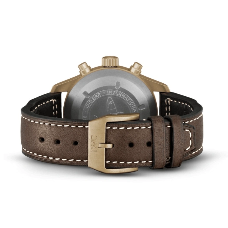 IWC,Pilot 41mm,41mm,Titanium,Bronze,Green,Automatic,Chronograph,Date,Day,Anti-magnetic,48hours,In-house Caliber,IW387902