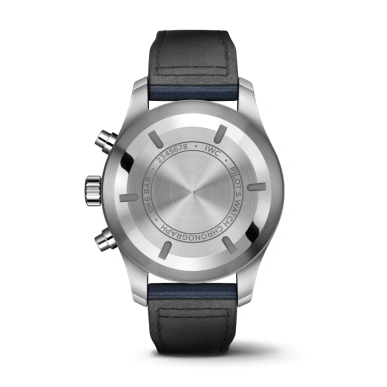 IWC,Pilot 43mm,43mm,Stainless Steel,Blue,Automatic,Chronograph,Date,Day,Anti-magnetic,44hours,In-house Caliber,IW377729