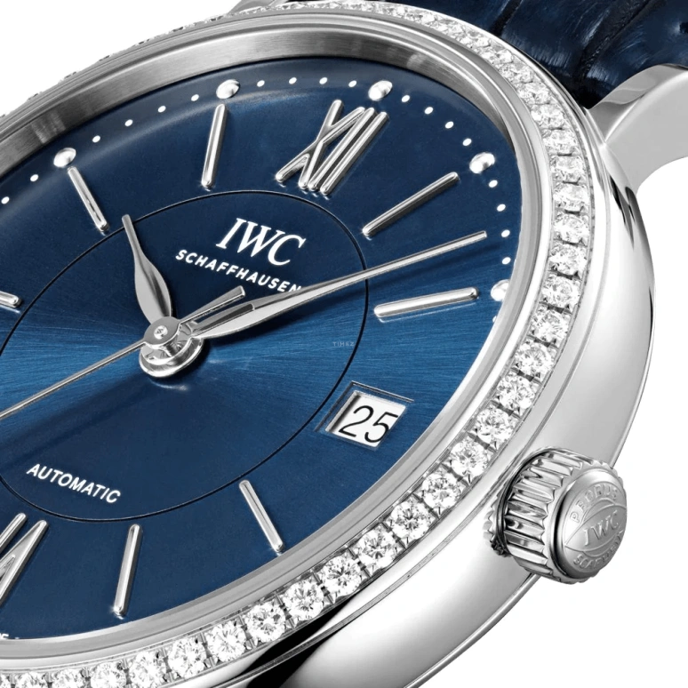 IWC,Portofino 37mm,37mm,Stainless Steel,Blue,Automatic,Date,Anti-magnetic,IW458111