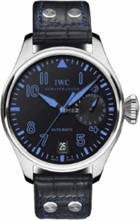 IWC,Big Pilot 46.20mm,46.20mm,Stainless Steel,Black,Automatic,Day,Power Reserve Indicator,IW500428