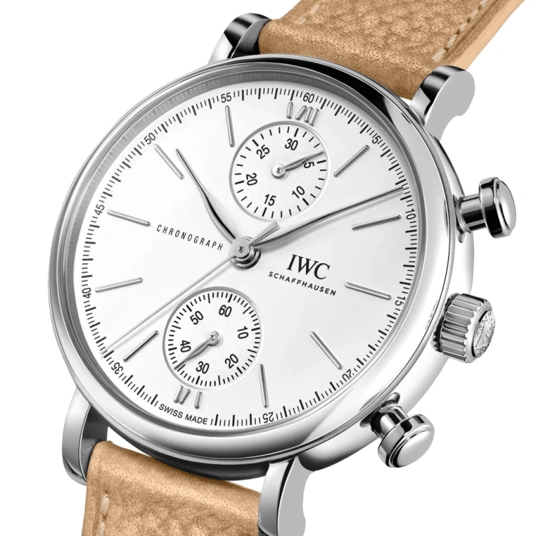 IWC,Portofino 39mm,39mm,Stainless Steel,Silver,Automatic,Chronograph,46hours,IW391502
