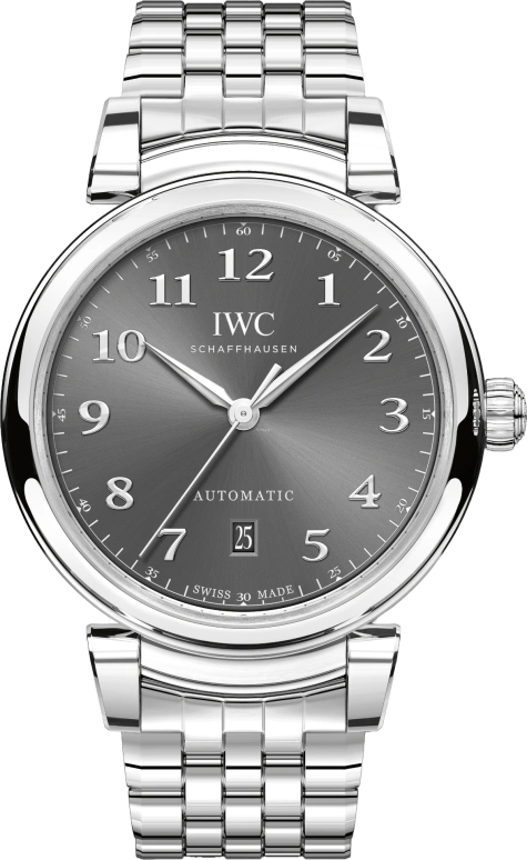 IWC,Da Vinci 40mm,40mm,Stainless Steel,Grey,Automatic,Date,Anti-magnetic,IW356602