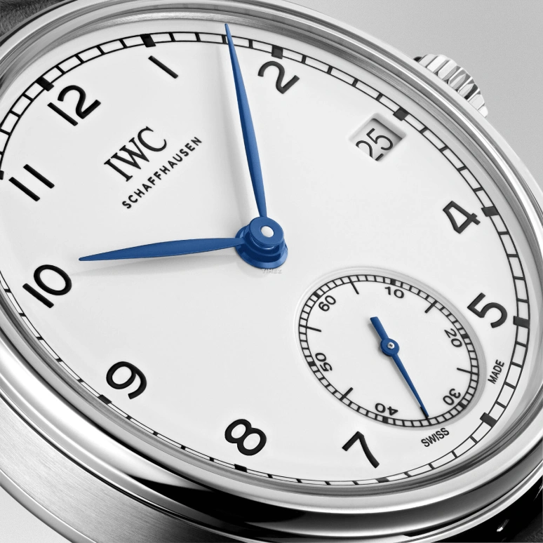 IWC,Portugieser 43.20mm,43.20mm,Stainless Steel,White,Handwound,Day,192hours,IW510212
