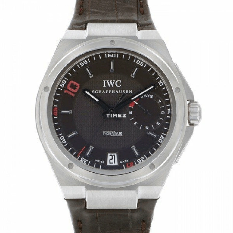 IWC,Other 45.50mm,45.50mm,Stainless Steel,Coffee,Brown,Automatic,Day,Power Reserve Indicator,Anti-magnetic,IW500508