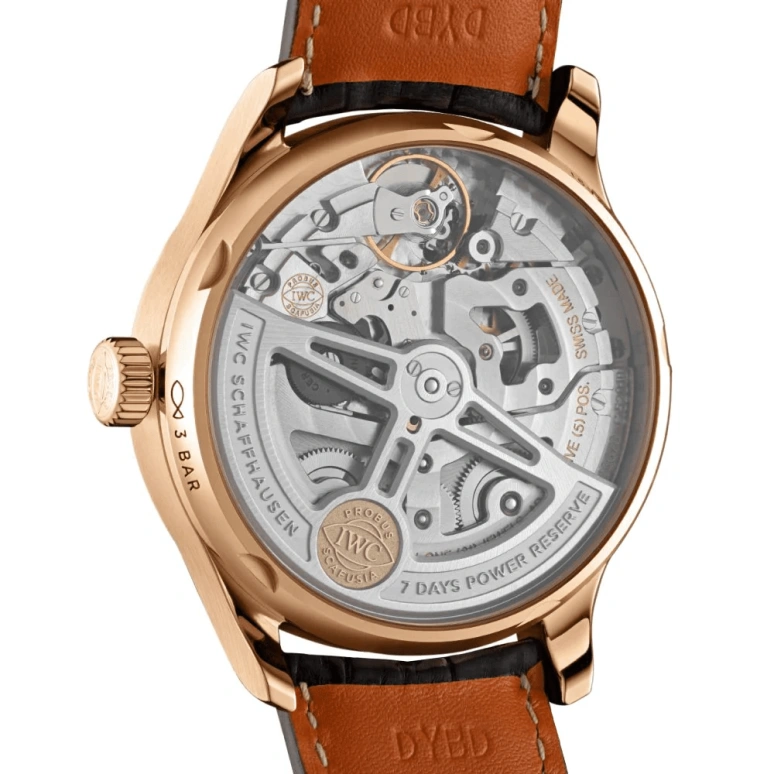 IWC,Portugieser 42.30mm,42.30mm,Red Gold,Silver,Automatic,Chronograph,Date,Power Reserve Indicator,IW500701