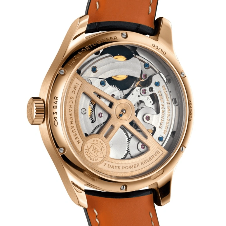 IWC,Portugieser 45mm,45mm,Armor Gold,Blue,Automatic,Moonphase,Perpetual Calendar,Month,Date,168hours,In-house Caliber,IW504504
