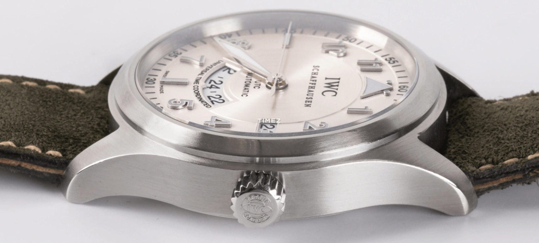 IWC,Pilot 39mm,39mm,Stainless Steel,Silver,Automatic,Day,Dule Time,Anti-magnetic,IW325110