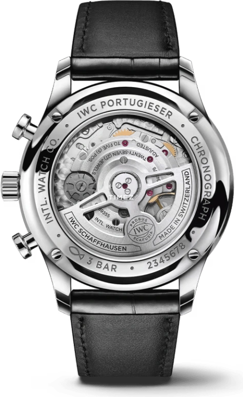 IWC,Portugieser 41mm,41mm,Stainless Steel,Beige,Automatic,Chronograph,46hours,IW371624