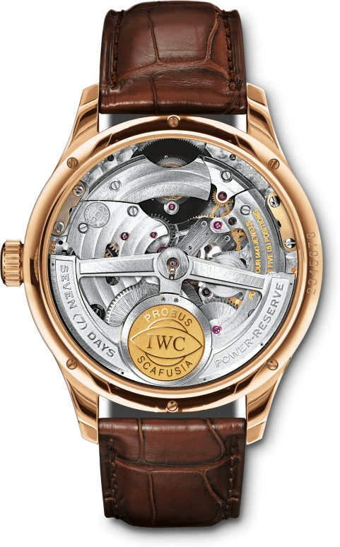 IWC,Portugieser 44.20mm,44.20mm,Red Gold,Silver,Automatic,Day,Power Reserve Indicator,Tourbillon,Retrograde,168hours,In-house Caliber,IW504402