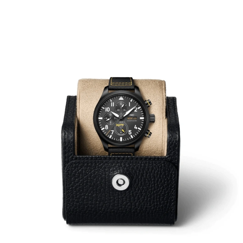 IWC,Pilot 44.50mm,44.50mm,Ceramic,Ceratanium,Black,Automatic,Chronograph,Date,Day,Anti-magnetic,48hours,In-house Caliber,IW389107