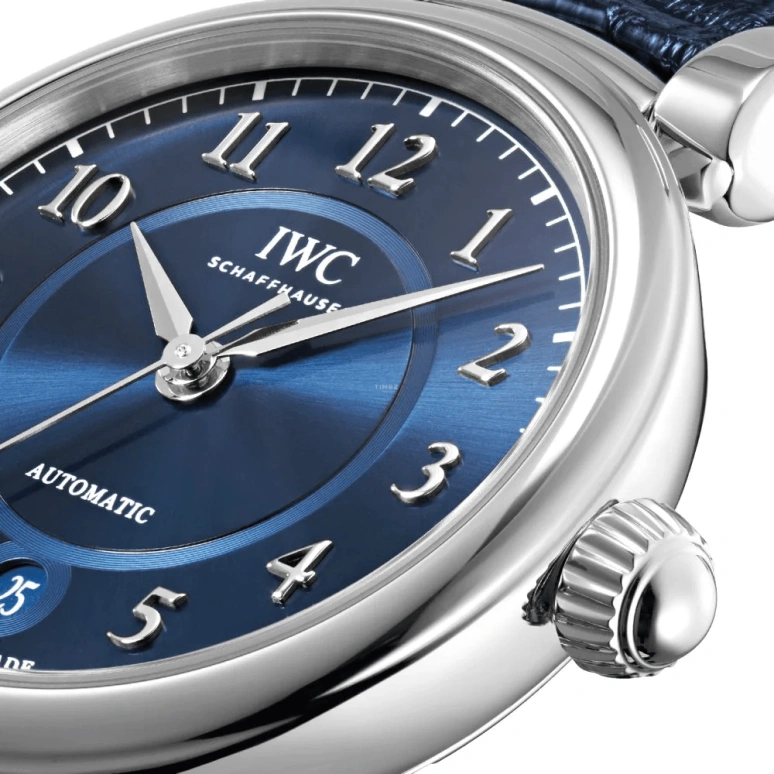 IWC,Da Vinci 36mm,36mm,Stainless Steel,Blue,Automatic,Date,Anti-magnetic,IW458312