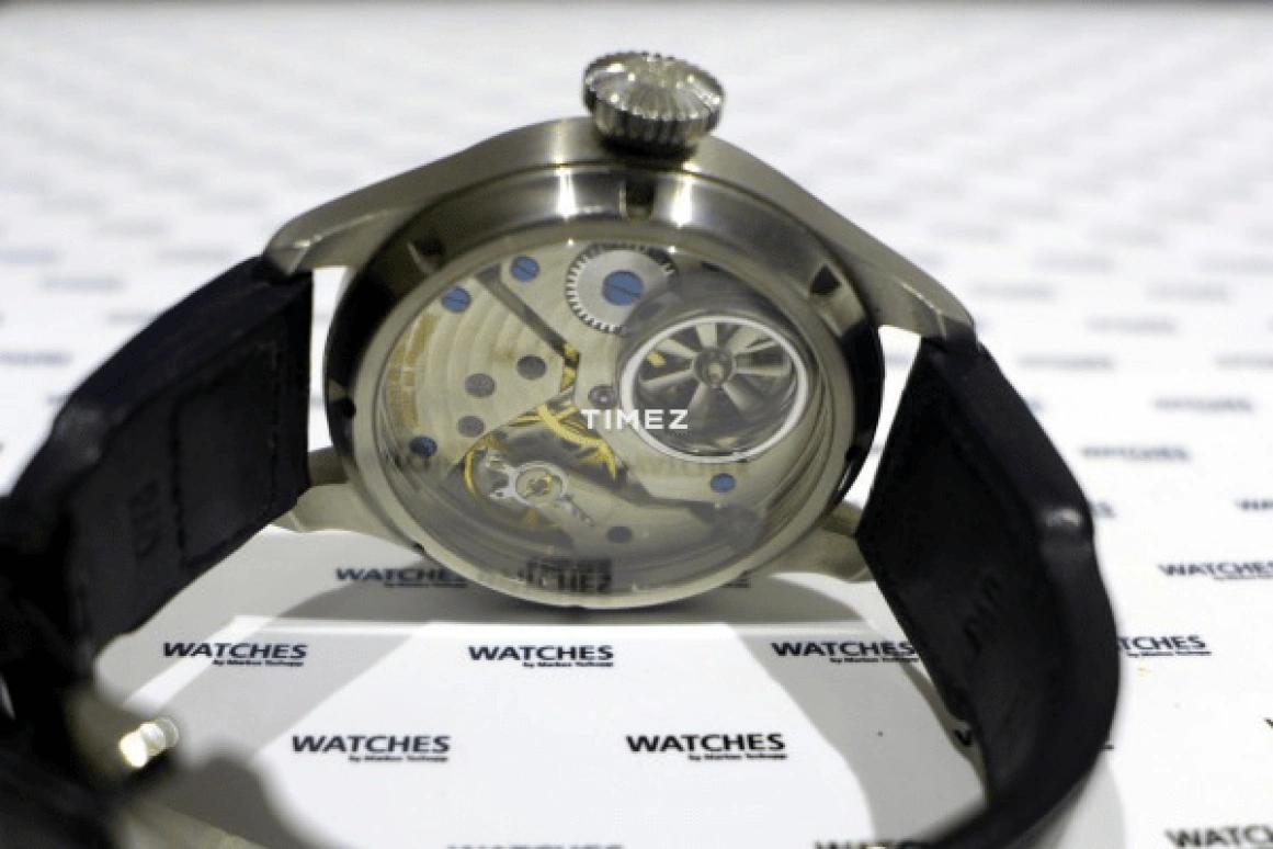 IWC,Pilot 46.20mm,46.20mm,Stainless Steel,Black,Handwound,Round,Silver,IW500301