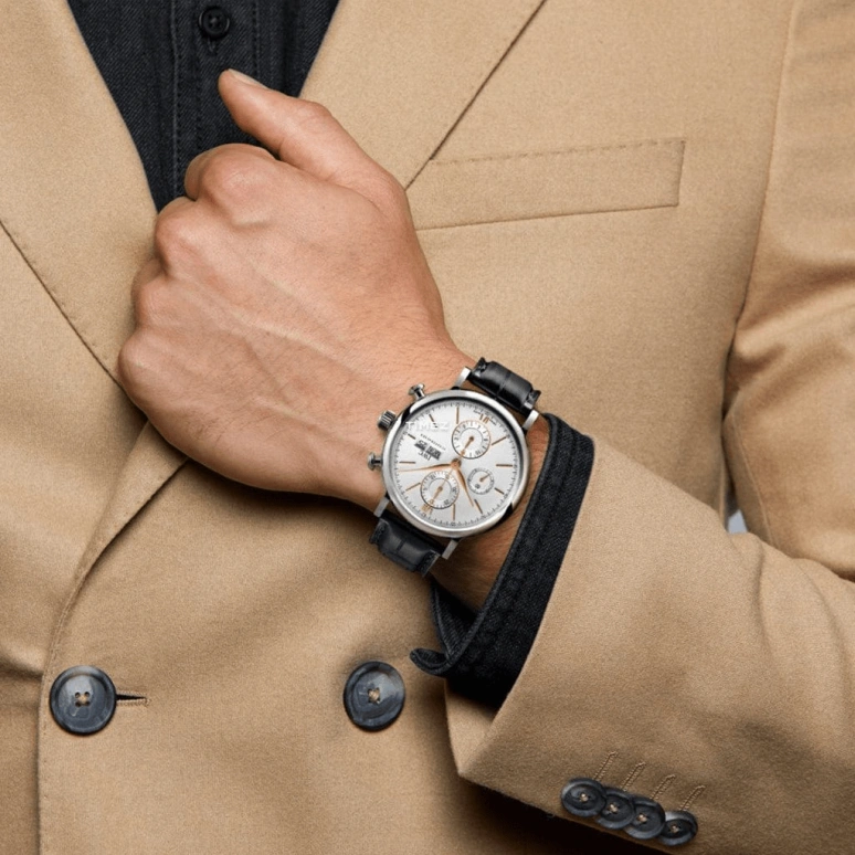 IWC,Portofino 42mm,42mm,Stainless Steel,Silver,Automatic,Chronograph,Date,Day,IW391022