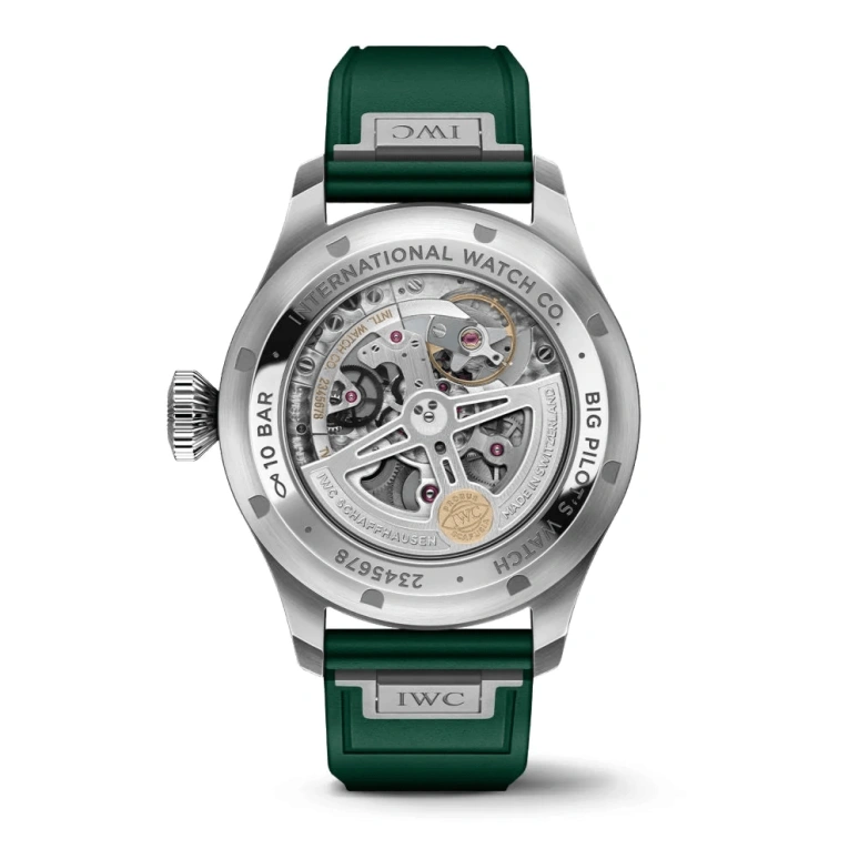 IWC,Pilot 43mm,43mm,Stainless Steel,Green,Automatic,60hours,In-house Caliber,IW329306