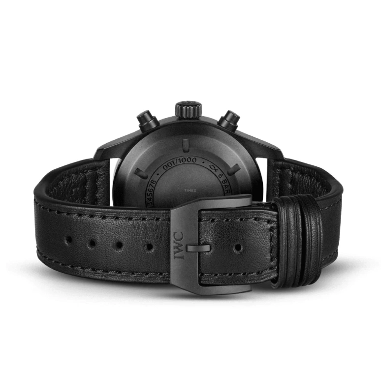 IWC,Pilot 41.50mm,41.50mm,Ceratanium,Black,Automatic,Chronograph,Date,Day,Anti-magnetic,48hours,In-house Caliber,IW387905