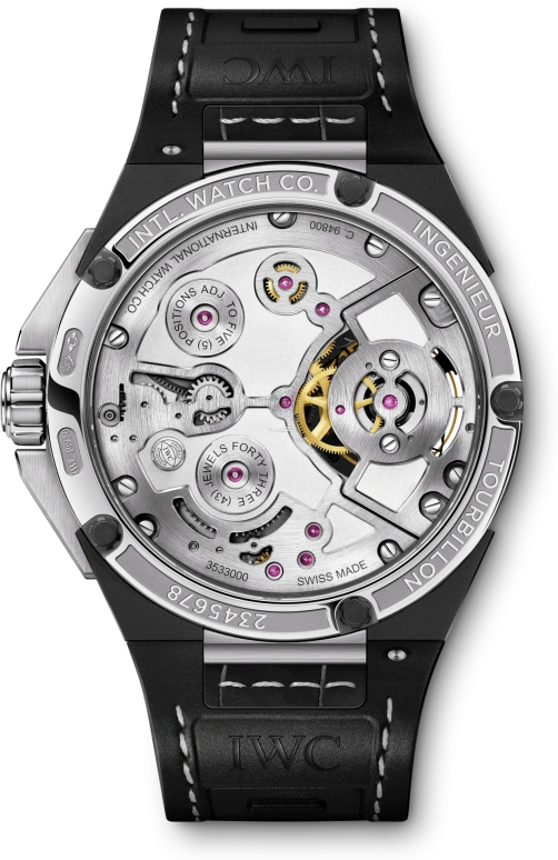 IWC,Ingenieur 46mm,46mm,Ceramic,Platinum,Black,Handwound,Moonphase,Perpetual Calendar,Power Reserve Indicator,Tourbillon Escapement,96hours,In-house Caliber,IW590001