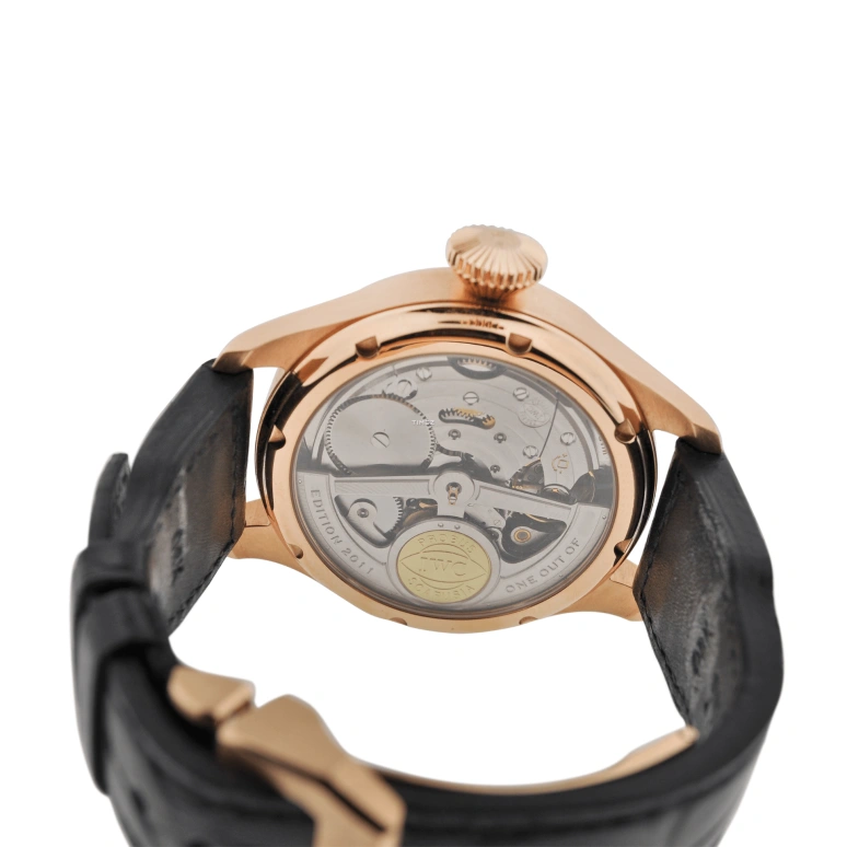 IWC,Big Pilot 46.20mm,46.20mm,Red Gold,Black,Automatic,Moonphase,Perpetual Calendar,Month,Date,168hours,In-house Caliber,IW502635