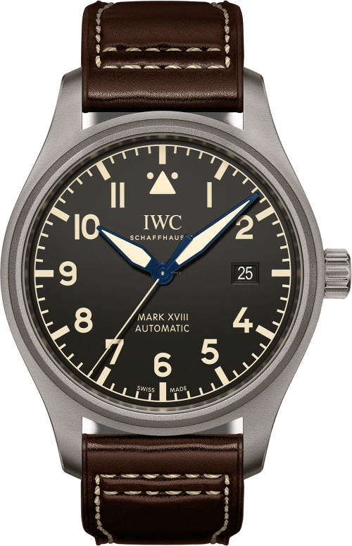 IWC,Pilot 40mm,40mm,Titanium,Black,Automatic,Date,Anti-magnetic,IW327006