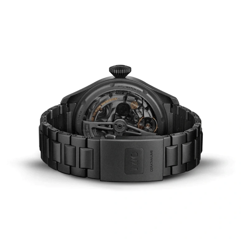 IWC,Big Pilot 46.20mm,46.20mm,Ceratanium,Black,Automatic,Moonphase,Perpetual Calendar,Month,Date,168hours,In-house Caliber,IW503604