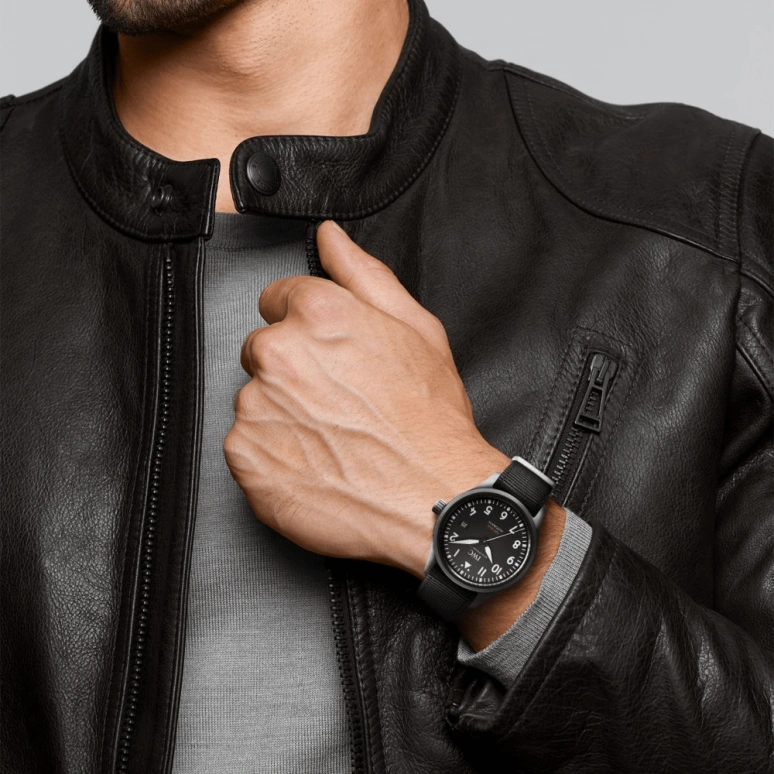 IWC,Pilot 41mm,41mm,Titanium,Ceramic,Black,Automatic,Date,Anti-magnetic,IW326901
