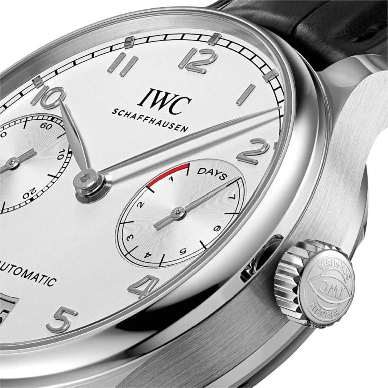 IWC,Portugieser 42.30mm,42.30mm,Stainless Steel,Silver,Automatic,Chronograph,Date,Power Reserve Indicator,IW500712