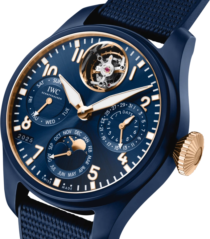 IWC,Big Pilot 46.50mm,46.50mm,Ceramic,Blue,Automatic,Moonphase,Perpetual Calendar,Month,Date,168hours,In-house Caliber,IW504901
