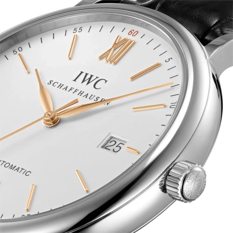 IWC,Portofino 40mm,40mm,Stainless Steel,Silver,Automatic,Date,Anti-magnetic,IW356517