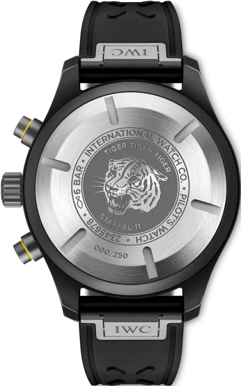 IWC,Pilot 44.50mm,44.50mm,Ceramic,Black,Automatic,Chronograph,Date,Day,Anti-magnetic,48hours,In-house Caliber,IW389112