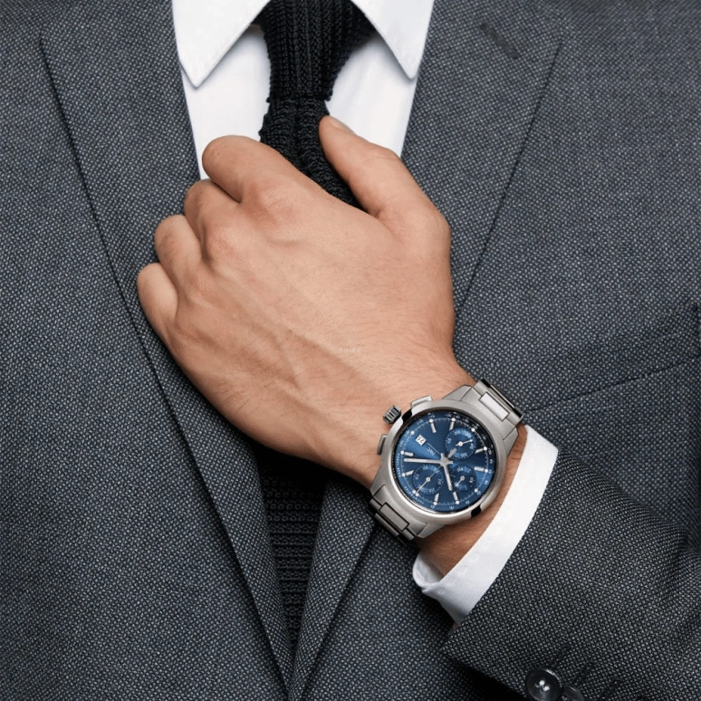 IWC,Ingenieur 42mm,42mm,Stainless Steel,Silver,Automatic,Chronograph,Date,Column Wheel,IW380802