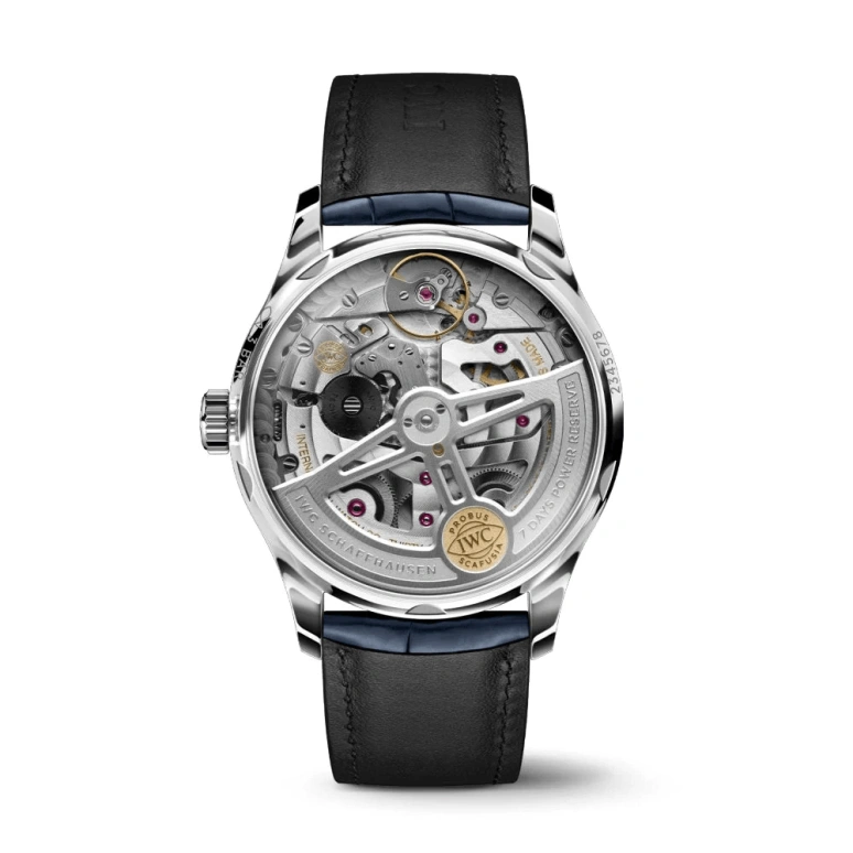 IWC,Portugieser 42.30mm,42.30mm,Stainless Steel,White,Automatic,168hours,In-house Caliber,IW500715
