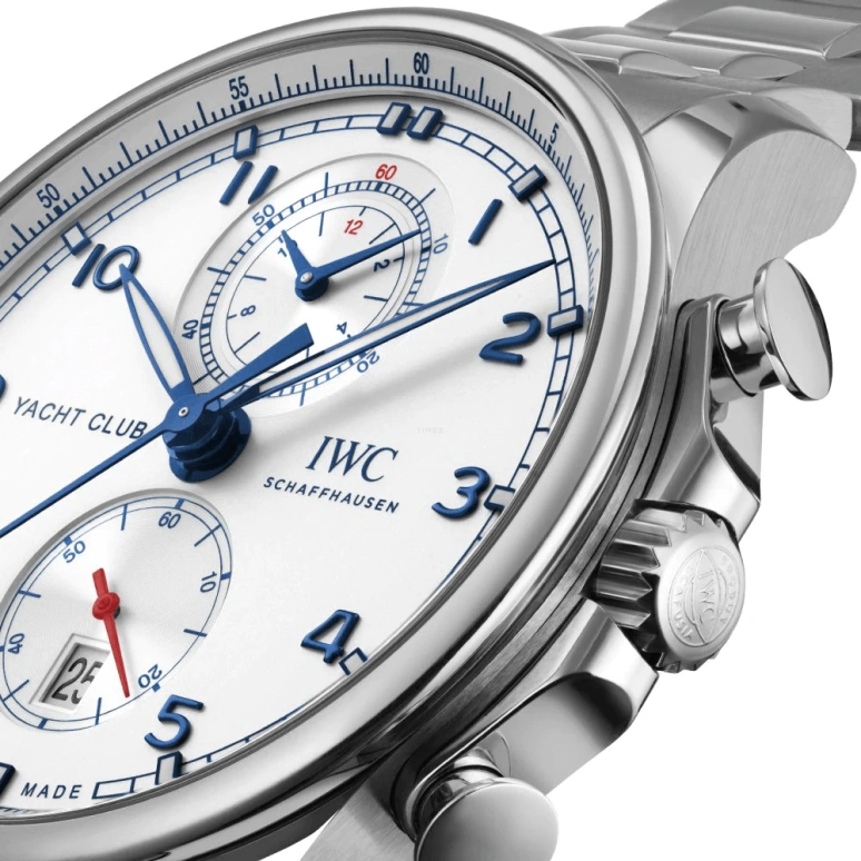 IWC,Portugieser 44.60mm,44.60mm,Stainless Steel,Silver,Automatic,Chronograph,Date,Flyback,Anti-magnetic,68hours,In-house Caliber,IW390702