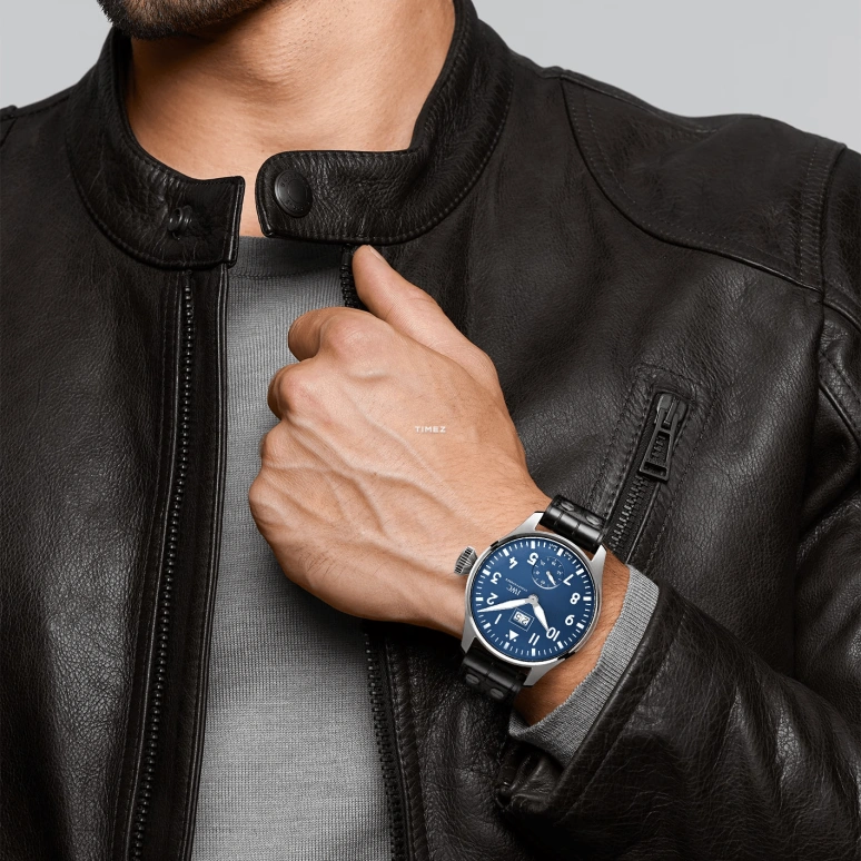 IWC,Big Pilot 46.20mm,46.20mm,Stainless Steel,Blue,Handwound,Power Reserve Indicator,Big Date,IW510503