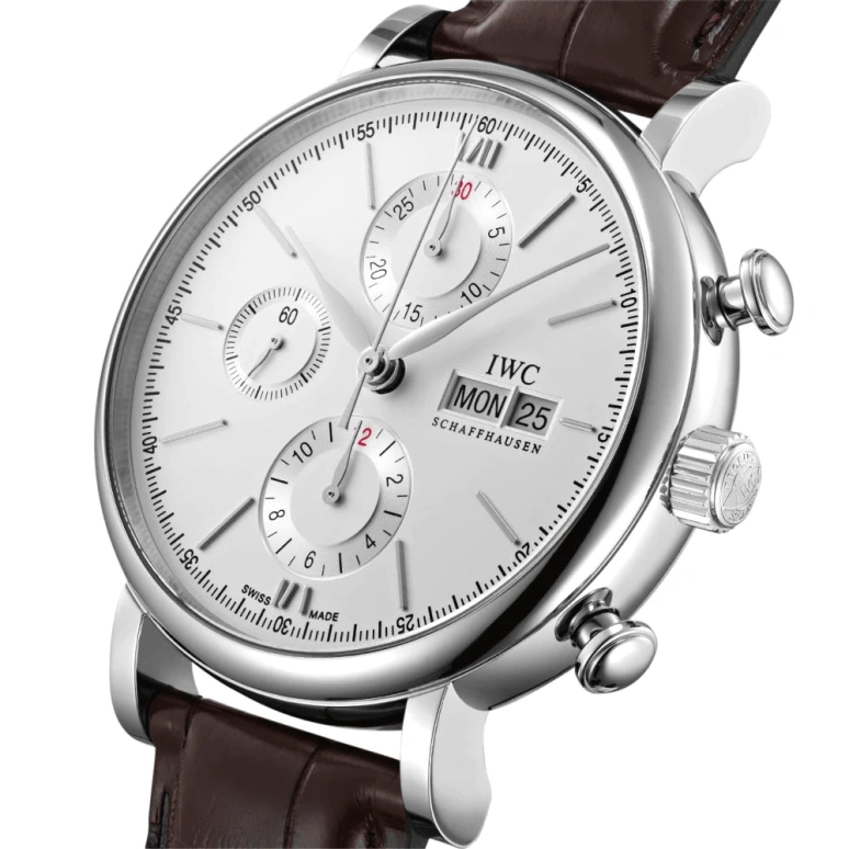 IWC,Portofino 42mm,42mm,Stainless Steel,Silver,Automatic,Chronograph,Date,Day,IW391027