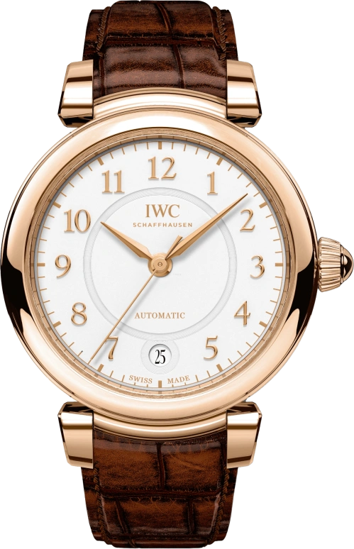 IWC,Da Vinci 36mm,36mm,Red Gold,Silver,Automatic,Date,Anti-magnetic,IW458309