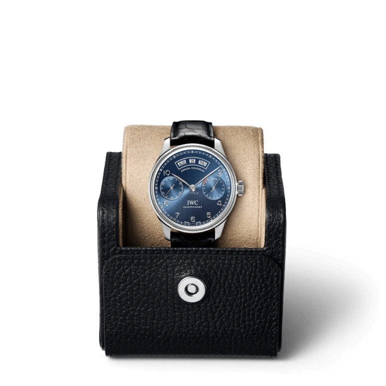 IWC,Portugieser 44.20mm,44.20mm,Stainless Steel,Blue,Automatic,Annual Calendar,Month,Date,Day,168hours,In-house Caliber,IW503502