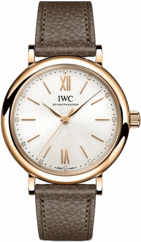 IWC,Portofino 34mm,34mm,Red Gold,White,Automatic,42hours,In-house Caliber,IW357414