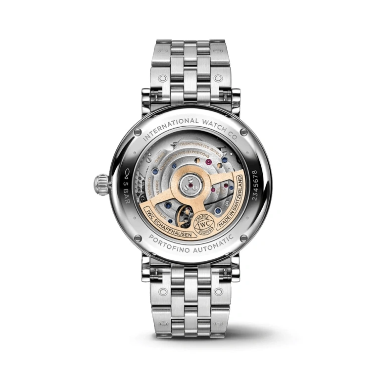 IWC,Portofino 37mm,37mm,Stainless Steel,Green,Automatic,Day,120hours,IW458602