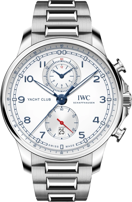 IWC,Portugieser 44.60mm,44.60mm,Stainless Steel,Silver,Automatic,Chronograph,Date,Flyback,Anti-magnetic,68hours,In-house Caliber,IW390702