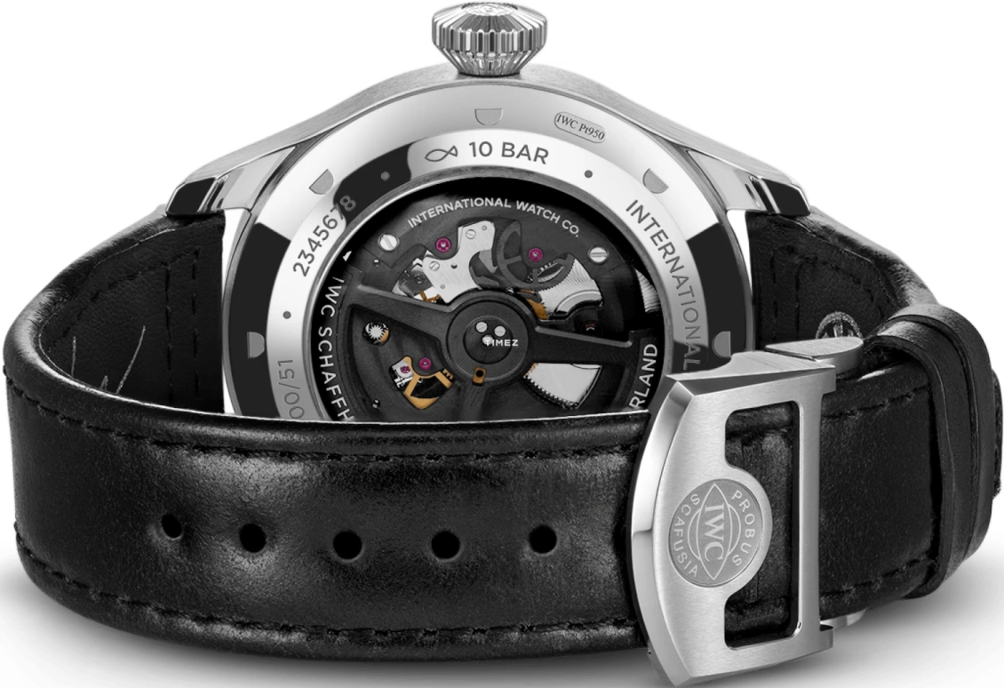 IWC,Pilot 43mm,43mm,Platinum,Black,Automatic,Tourbillon,80hours,IW329901